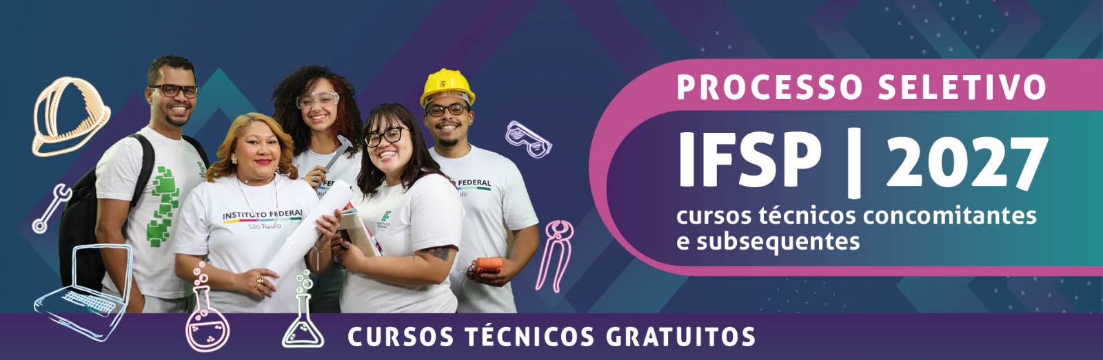 IFSP Campus Itapetininga abre inscrições para 40 vagas em curso Técnico em Mecânica gratuito